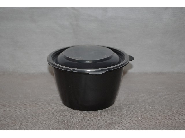 Контейнер К-144 суповой 750 мл.  Черный.